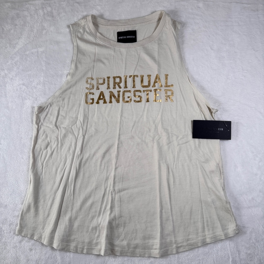 Spritiaul Gangster SG SHINE JADE MUSCLE TANK - Picture 2 of 10